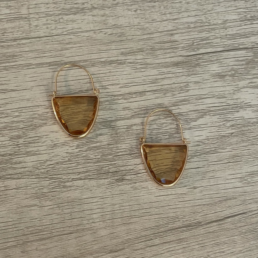 2 for $10 ‼️ NWOT Loft Amber Drop Earrings